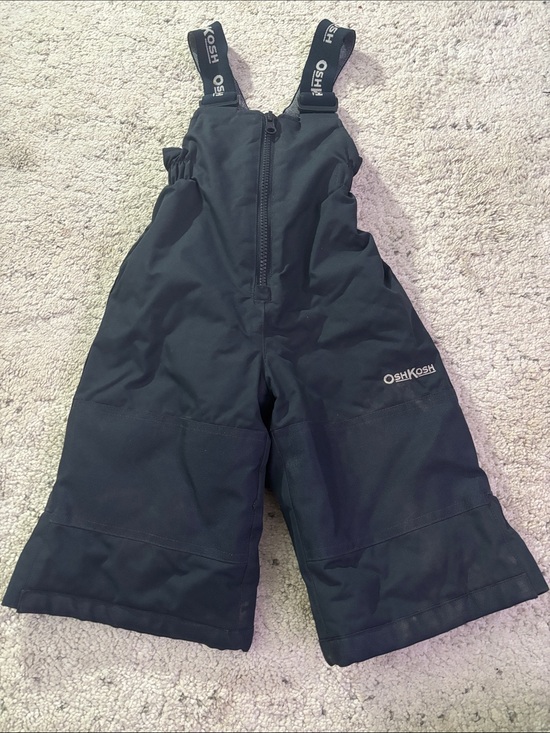OshKosh B'gosh Other - OshKosh B'gosh Navy Toddler Snow Pants  Bib Overalls Size 12m